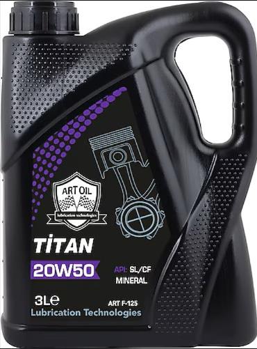 Asansör Ray Yağı Titan 20W-50 | 3 Litre Bidon