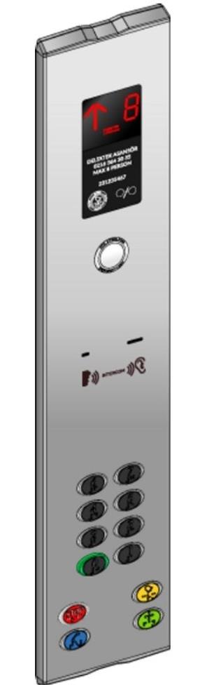 DKB25/8-PK20 Knoppaneel