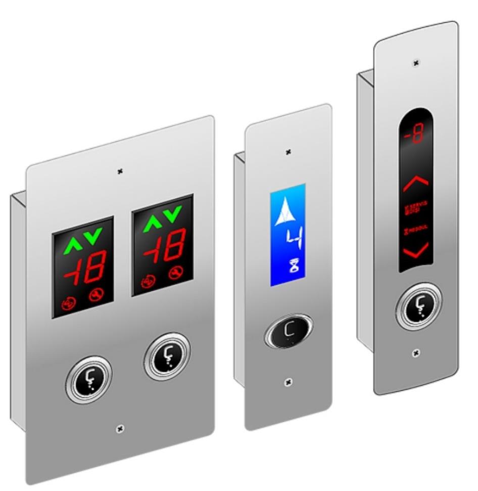 Sıva Altı لوحة أزرار المصعد