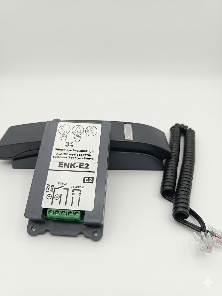 Çift Yönlü Asansör Kabin Telefon Takımı