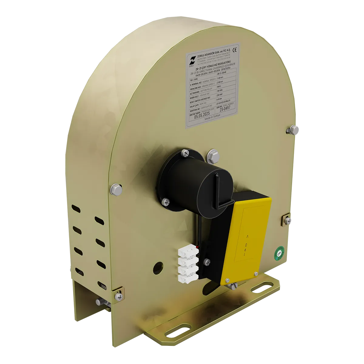 ZR21-250 MRL Asansör Hız Regülatörü